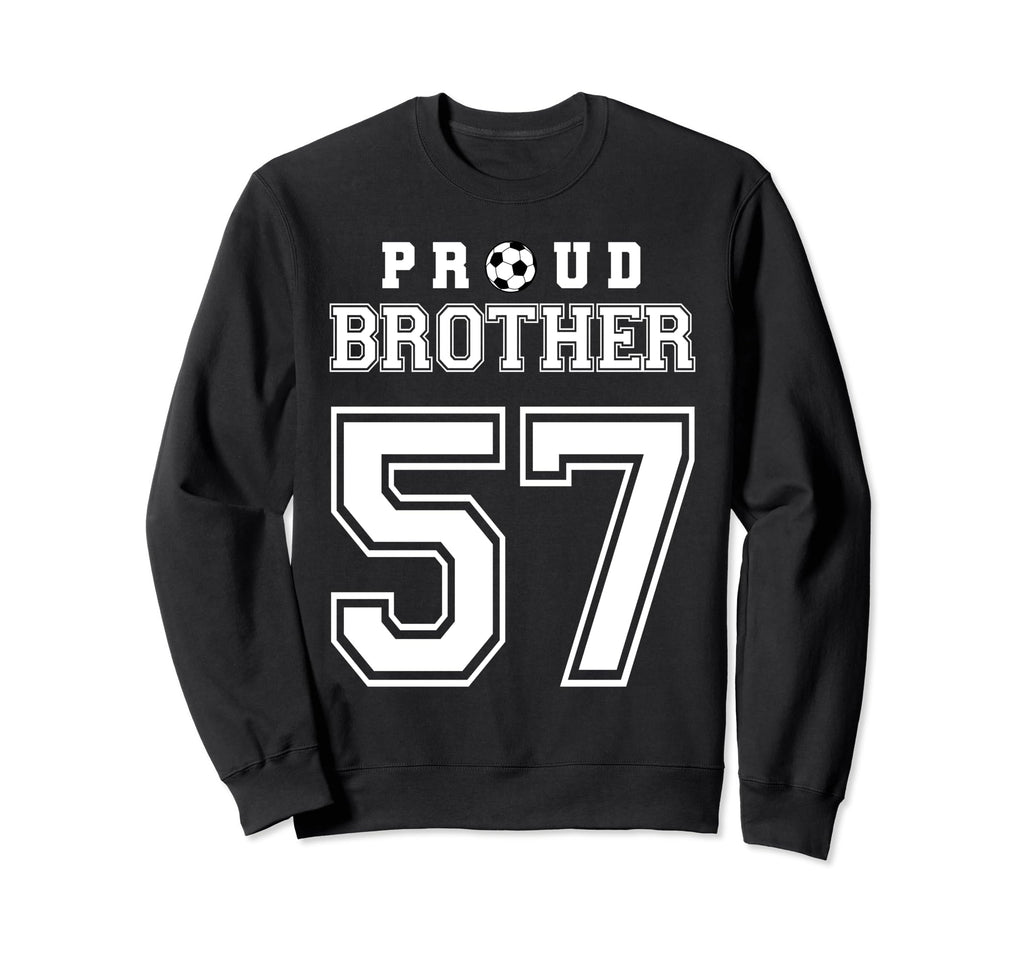 Number 57 Custom Proud Soccer Sweatshirt - Trendy Graphic for Adults - T-Shirt, Sweatshirt, Hoodie
