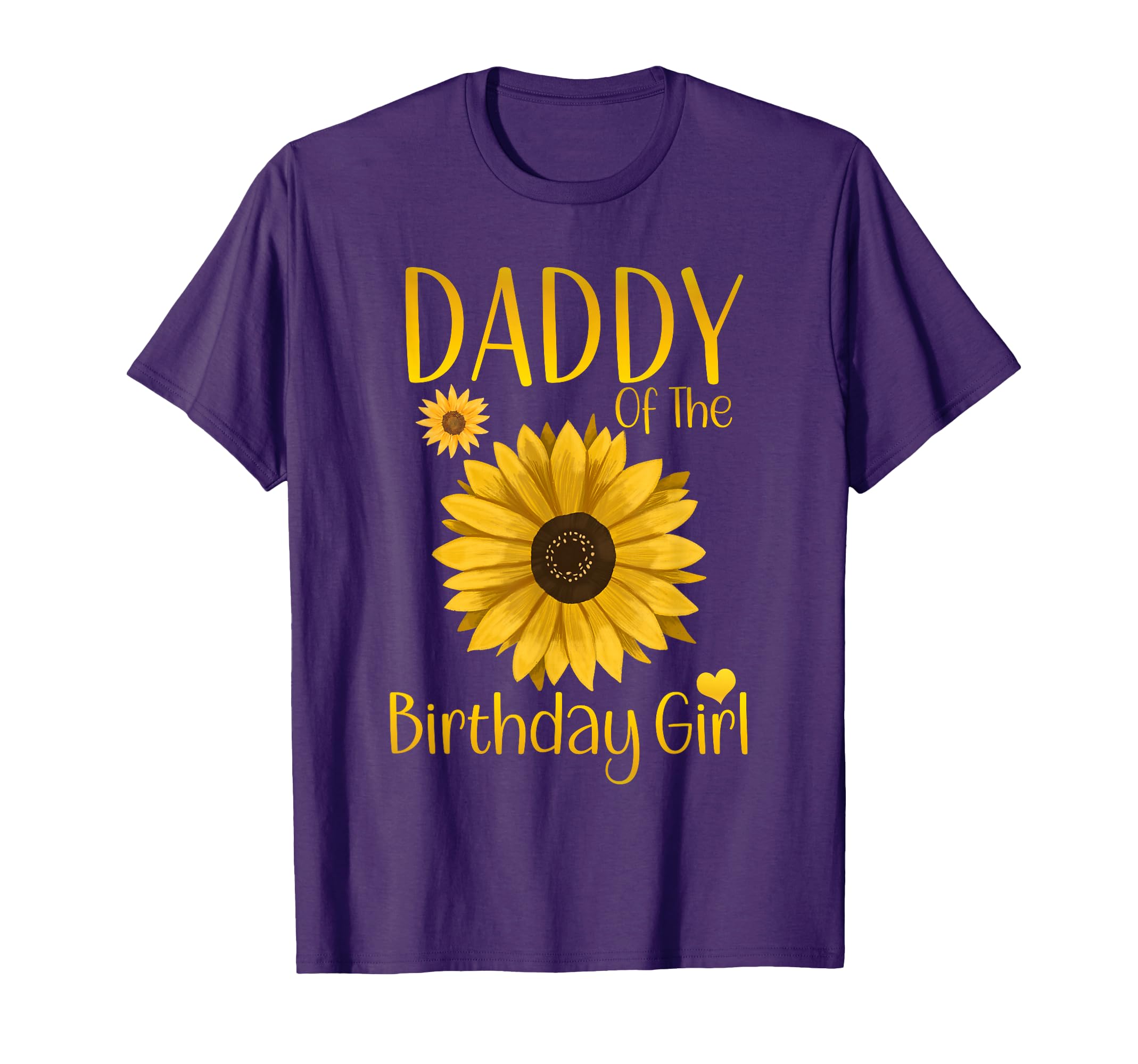 Daddy Birthday Sunflower Family T-Shirt - Aesthetic Graphic for Adults - T-Shirt, Sweatshirt, Hoodie