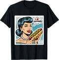 I Love Heart Big Glizzies Glizzy Gobbler Retro Pop - Adult & Kids T-Shirts, Sweatshirts & Hoodies apparel design preview 1