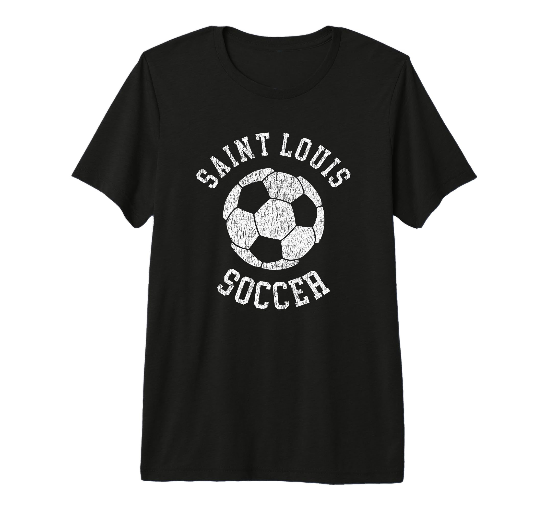 Saint Louis Soccer Distressed 90S Tri T-Shirt - Unique Graphic Men Women - T-Shirt, Sweatshirt, Hoodie