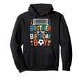 Brother Birthday Soccer Party Player Hoodie - Aesthetic Graphic Unisex - T-Shirt, Sweatshirt, Hoodie