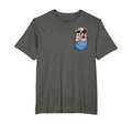 Pocket English Bulldog Lover T-Shirt - Casual Everyday Wear for Adults - T-Shirt, Sweatshirt, Hoodie