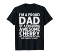 Dad Cherry Gift Fathers Day Funny T-Shirt - Fun Novelty Design Men Women - T-Shirt, Sweatshirt, Hoodie