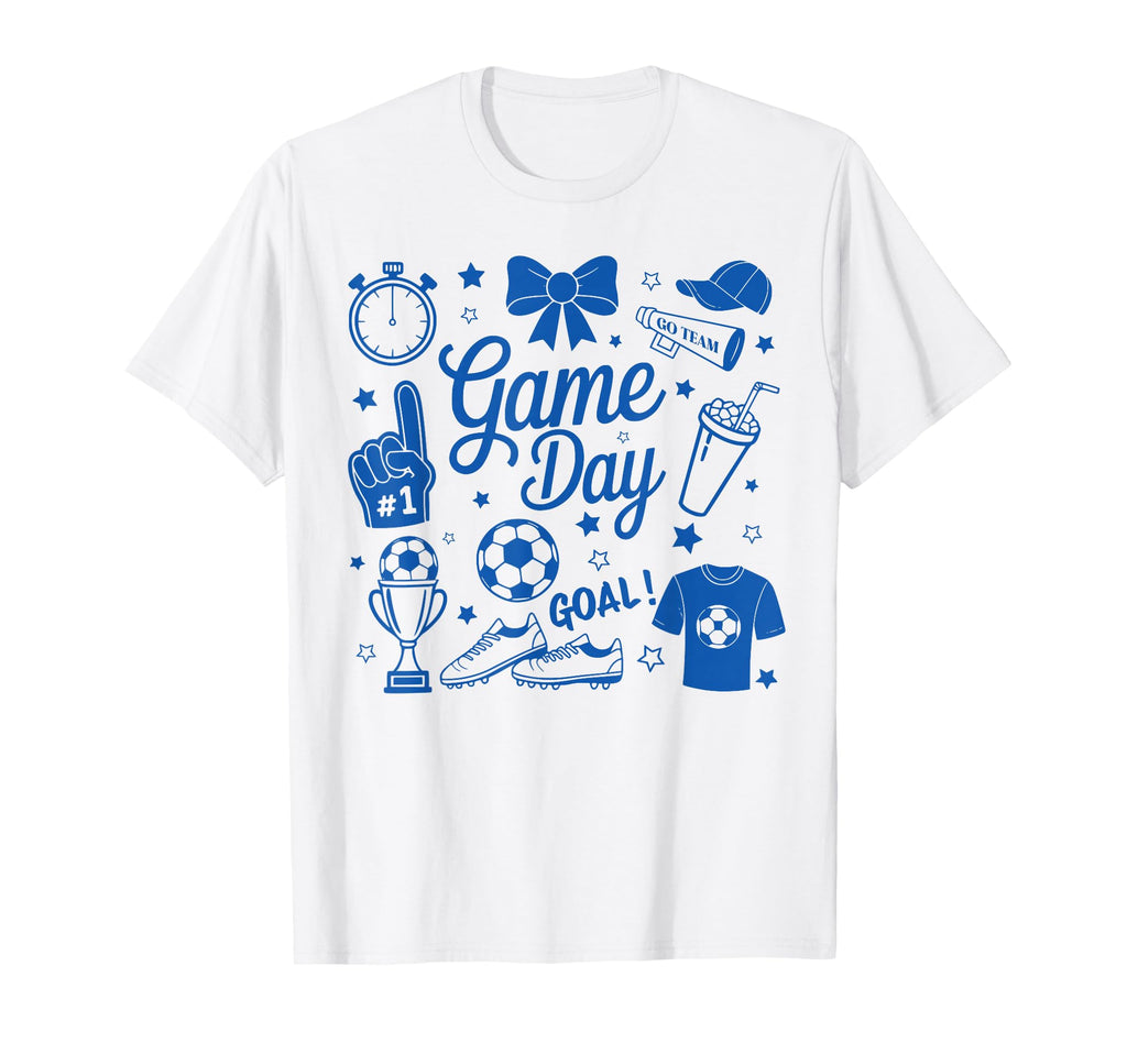 Game Day Soccer Mom Preppy Streetwear T-Shirt - Streetwear Style for Adults - T-Shirt, Sweatshirt, Hoodie