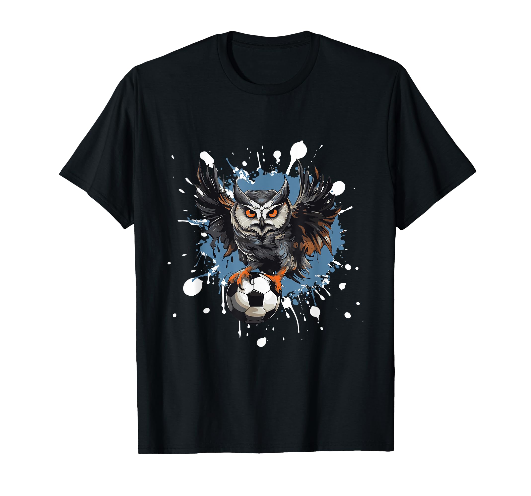 Owl Playing Soccer Sports Team Animal T-Shirt - Aesthetic Graphic Unisex - T-Shirt, Sweatshirt, Hoodie