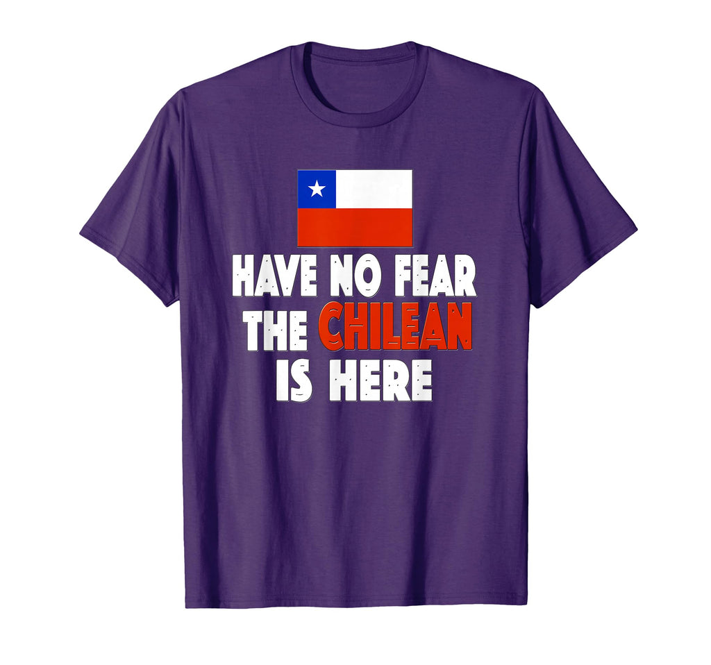 Have No Fear Chilean Is Here Chile Flag T-Shirt - Unique Graphic Men Women - T-Shirt, Sweatshirt, Hoodie