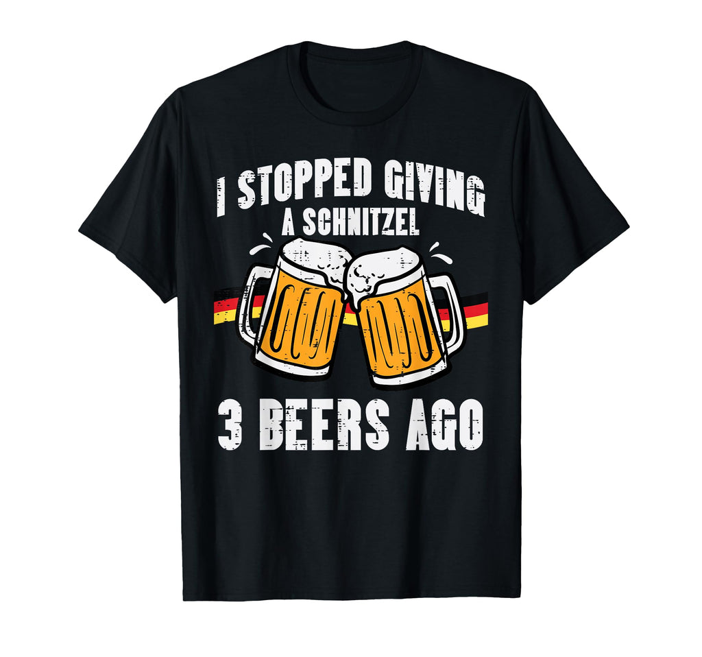 Oktoberfest I Stopped Giving Schnitzel T-Shirt - Unique Graphic Men Women - T-Shirt, Sweatshirt, Hoodie
