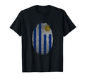 Uruguay Fingerprint Honoring Soccer T-Shirt - Minimalist Print Unisex - T-Shirt, Sweatshirt, Hoodie