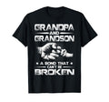 Grandpa And Grandson Bond That Cant Be T-Shirt - Fun Novelty Design Unisex - T-Shirt, Sweatshirt, Hoodie