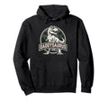 Daddysaurus T Rex Dinosaur Daddy Hoodie - Aesthetic Graphic for Adults - T-Shirt, Sweatshirt, Hoodie