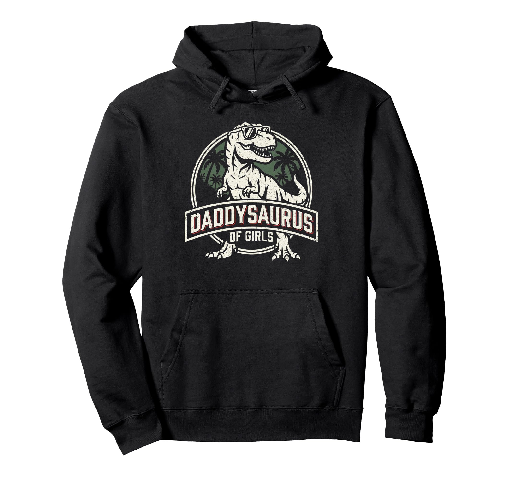 Daddysaurus T Rex Dinosaur Daddy Hoodie - Aesthetic Graphic for Adults - T-Shirt, Sweatshirt, Hoodie
