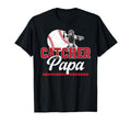 Baseball Catcher Papa Proud Papa T-Shirt - Fun Novelty Design Unisex - T-Shirt, Sweatshirt, Hoodie