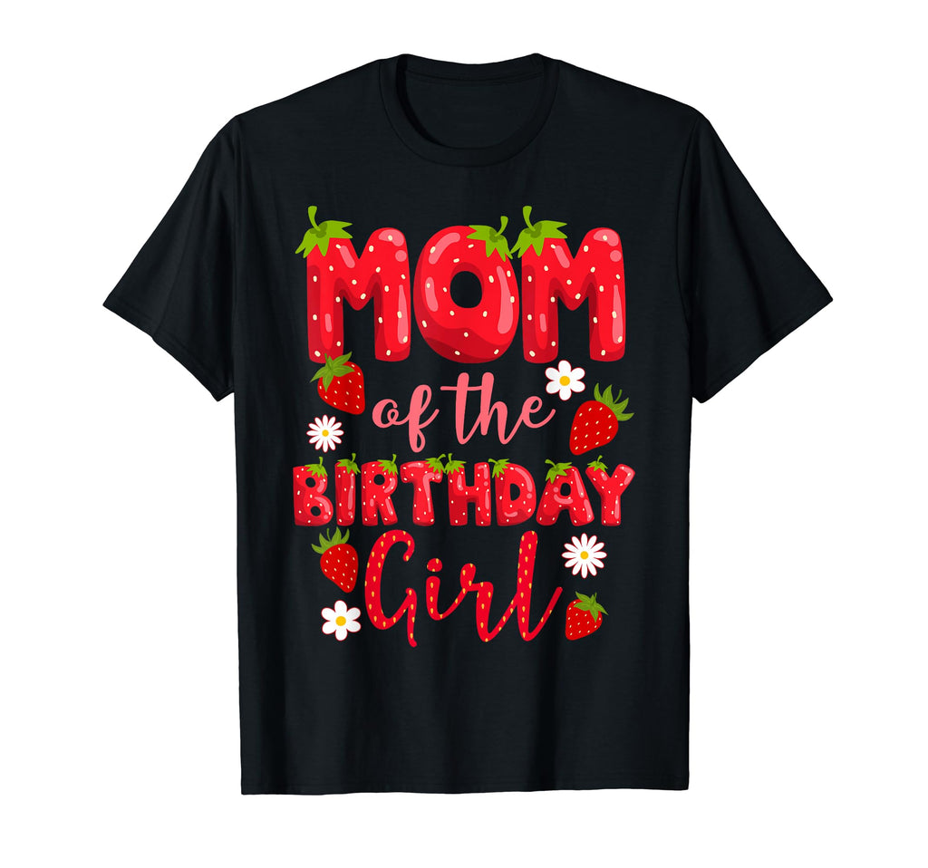 Mom Dad Birthday Daughter Strawberry T-Shirt - Trendy Graphic for Adults - T-Shirt, Sweatshirt, Hoodie