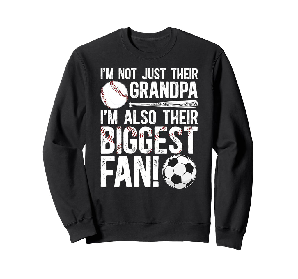 Their Biggest Fan Baseball Soccer Sweatshirt - Custom Art Print Unisex - T-Shirt, Sweatshirt, Hoodie