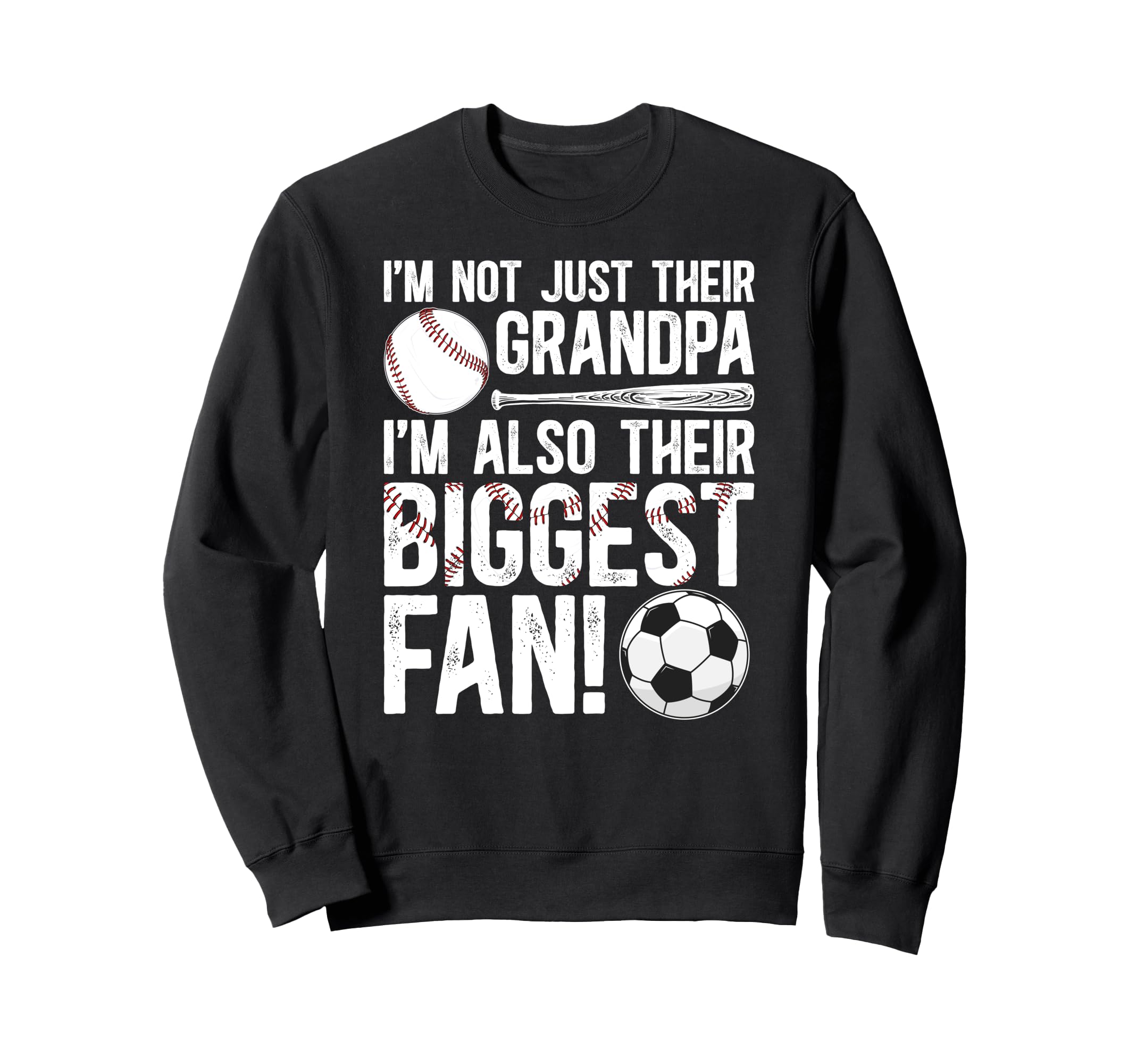 Their Biggest Fan Baseball Soccer Sweatshirt - Custom Art Print Unisex - T-Shirt, Sweatshirt, Hoodie
