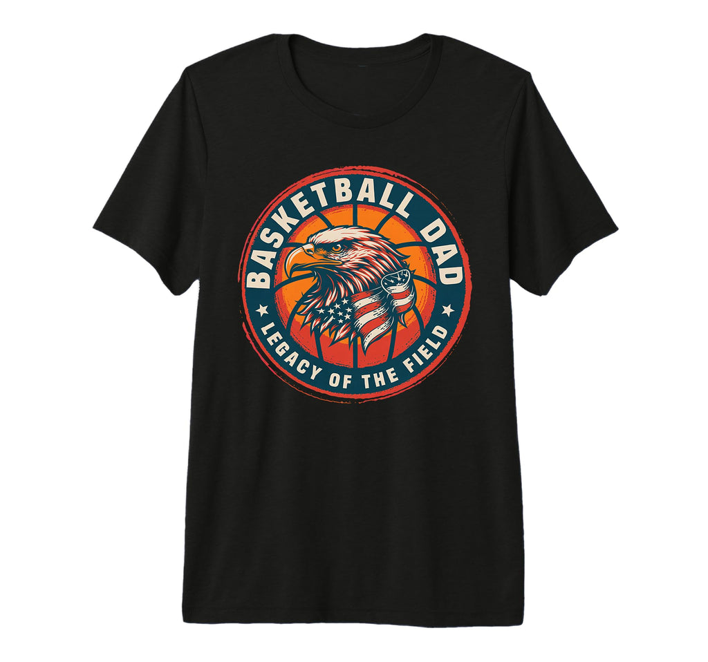 Basketball Fathers Day Legacy Field T-Shirt - Novelty Apparel Unisex - T-Shirt, Sweatshirt, Hoodie