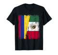 Colombia Mexico Half Flag Colombian T-Shirt - Graphic Print Men Women - T-Shirt, Sweatshirt, Hoodie