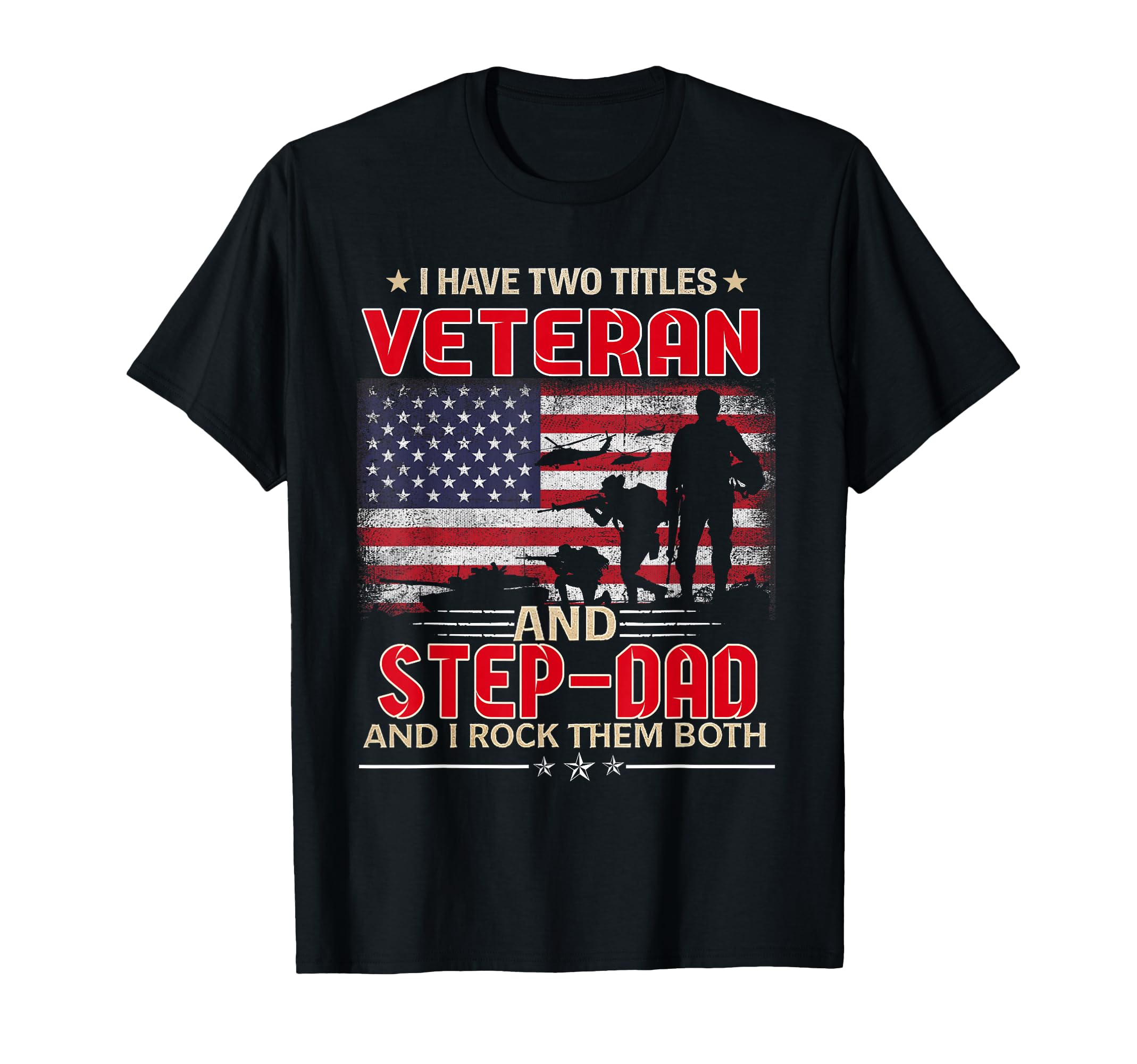 I Have Two Titles Veteran And Grumpy T-Shirt - Unique Graphic for Adults - T-Shirt, Sweatshirt, Hoodie