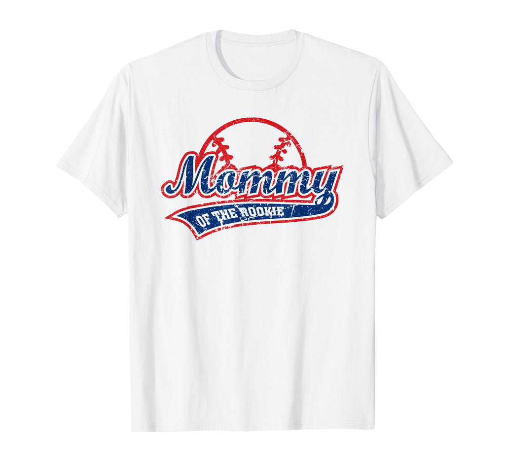 Funny Baseball Mommy Rookie T-Shirt - Trendy Graphic for Adults - T-Shirt, Sweatshirt, Hoodie