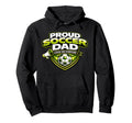 Soccer Dad Funny Proud Loud Fathers Hoodie - Graphic Print Men Women - T-Shirt, Sweatshirt, Hoodie