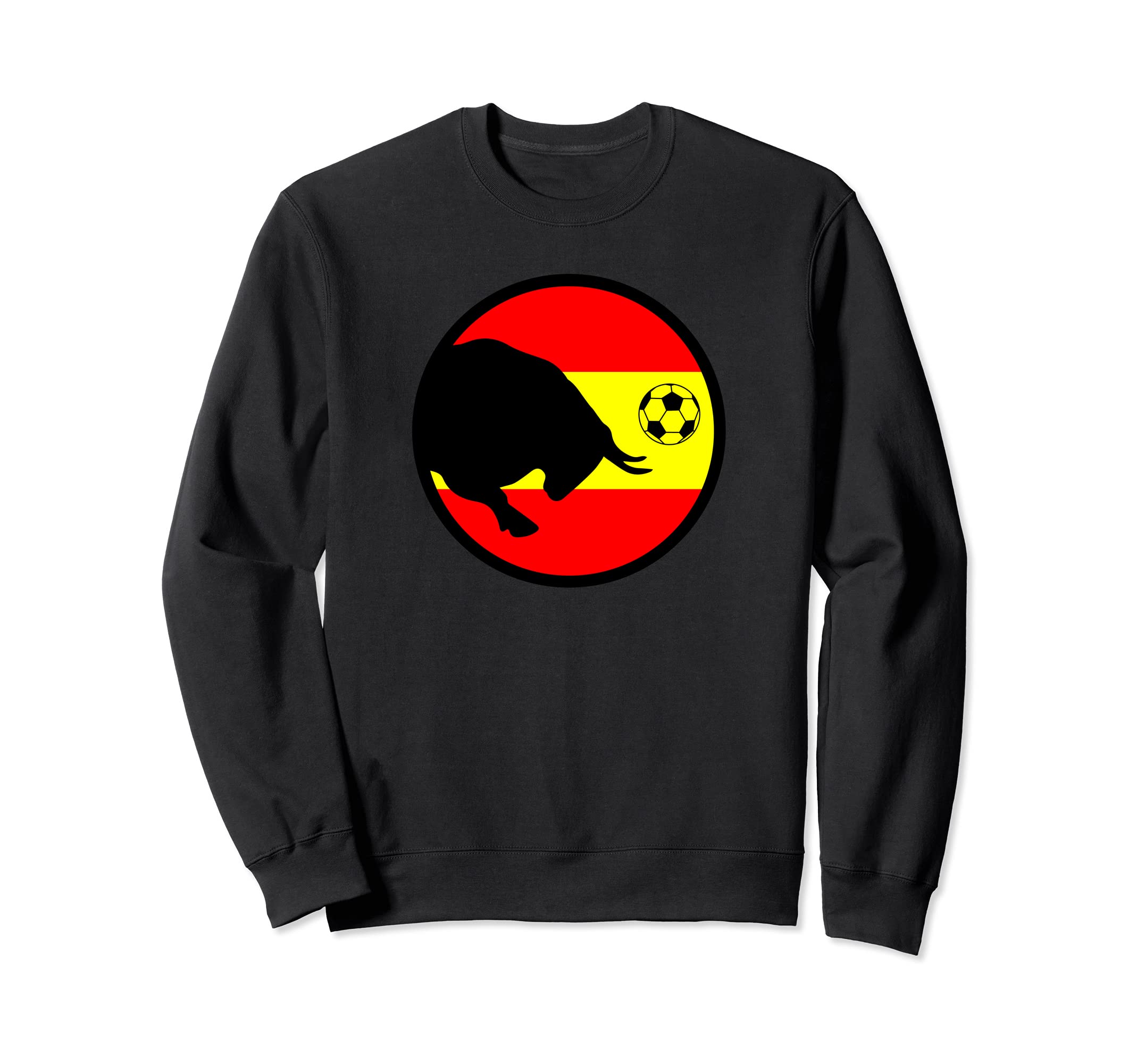 Bull Spanish Flag Sweatshirt - Novelty Apparel Unisex - T-Shirt, Sweatshirt, Hoodie