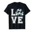 Love Cartoon Football Sunglasses T-Shirt - Custom Art Print for Adults - T-Shirt, Sweatshirt, Hoodie