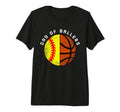 Mens Dad Ballers Funny Softball T-Shirt - Graphic Print for Adults - T-Shirt, Sweatshirt, Hoodie
