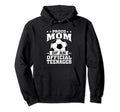 Proud Mom Teenager 13Th Birthday Soccer Hoodie - Unique Graphic for Adults - T-Shirt, Sweatshirt, Hoodie