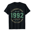 34 Year Old Bday Legend Since 1992 T-Shirt - Minimalist Print for Adults - T-Shirt, Sweatshirt, Hoodie