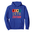Gen X 1978 Mom Dad Hoodie - Minimalist Print for Adults - T-Shirt, Sweatshirt, Hoodie