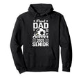 Proud Dad Soccer Senior Class 2025 Hoodie - Aesthetic Graphic Unisex - T-Shirt, Sweatshirt, Hoodie