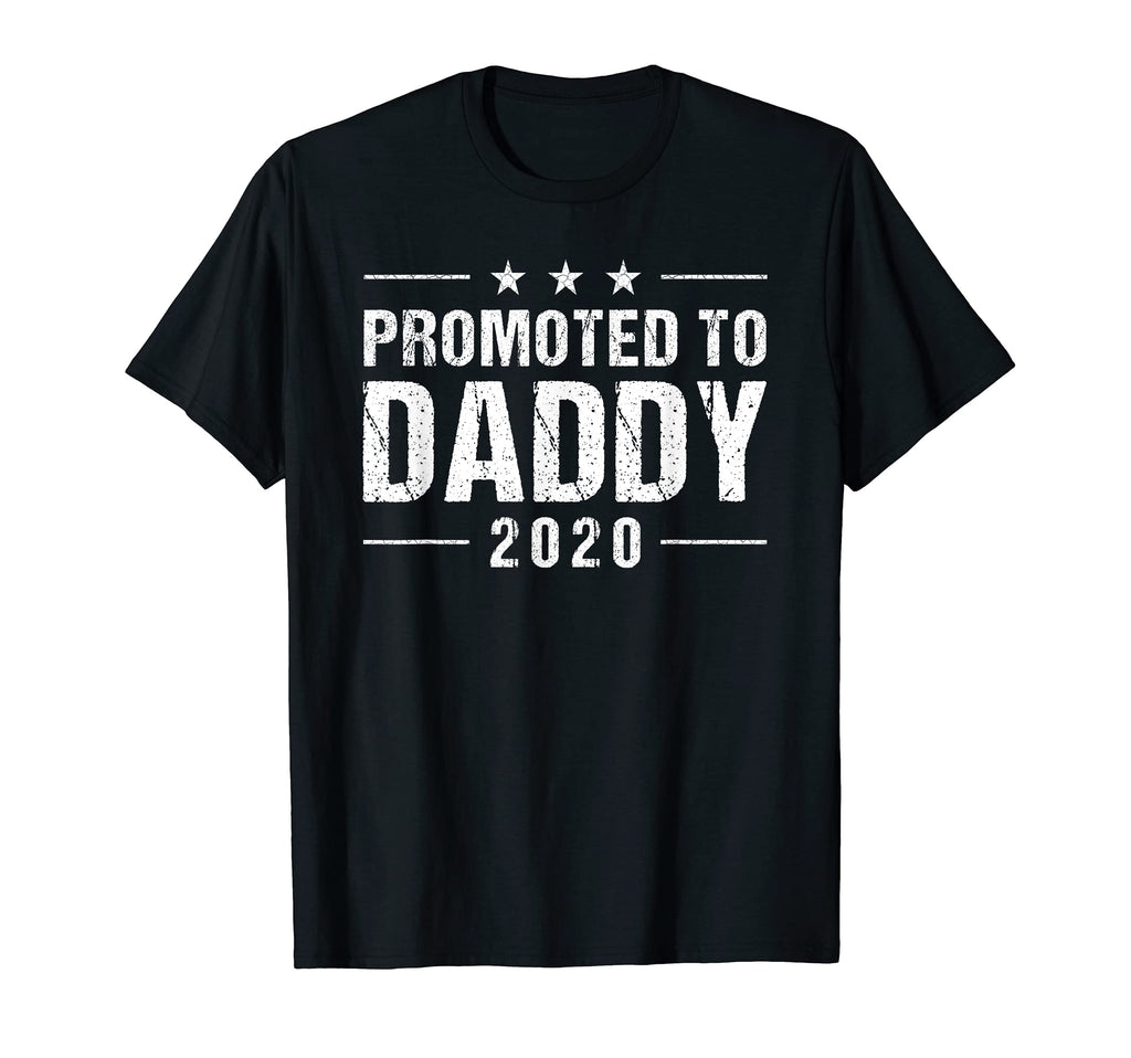 Mens Promoted To Daddy 2020 New Dad T-Shirt - Trendy Graphic for Adults - T-Shirt, Sweatshirt, Hoodie
