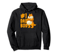 Cat Dad Best Dad Bod Daddy Papa Kitten Hoodie - Custom Art Print Unisex - T-Shirt, Sweatshirt, Hoodie