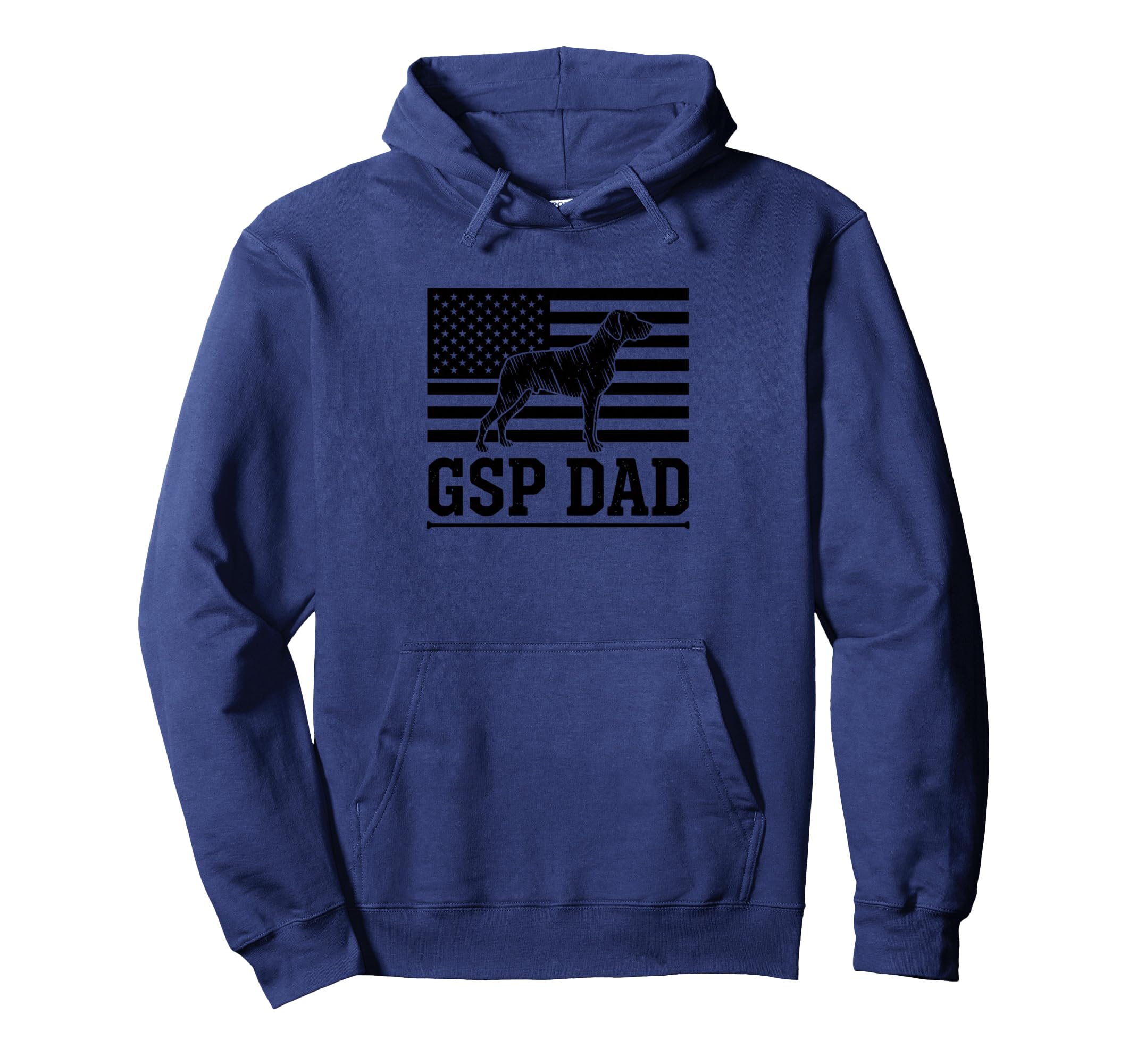 Usa Gsp Dad American Flag German Hoodie - Custom Art Print for Adults - T-Shirt, Sweatshirt, Hoodie