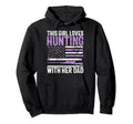This Loves Hunting Her Dad Daughter Hoodie - Custom Art Print for Adults - T-Shirt, Sweatshirt, Hoodie