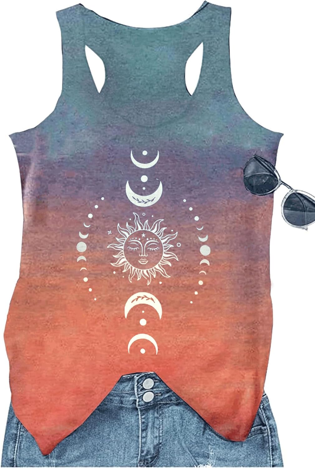 Womens Tank Tops Summer Racerback Graphic Tanks Beach - Adult & Kids T-Shirts, Sweatshirts & Hoodies apparel design preview 1
