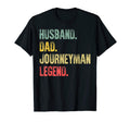 Mens Husband Dad Journeyman Legend T-Shirt - Minimalist Print Men Women - T-Shirt, Sweatshirt, Hoodie