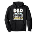 Dad Twins Overachiever Hoodie - Fun Novelty Design for Adults - T-Shirt, Sweatshirt, Hoodie