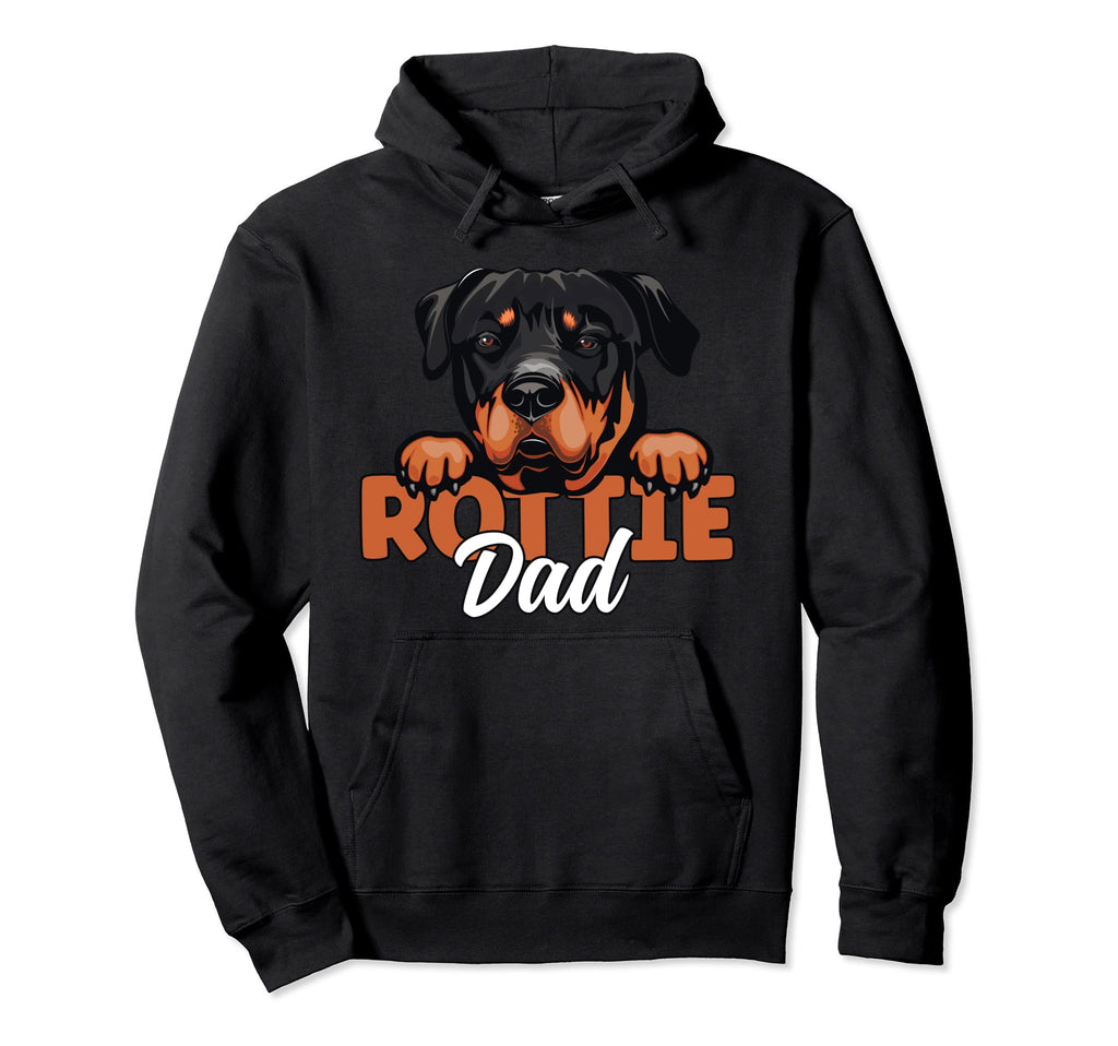 Rottweiler Dad Dog Lover Dog Father Dog Hoodie - Trendy Graphic Men Women - T-Shirt, Sweatshirt, Hoodie