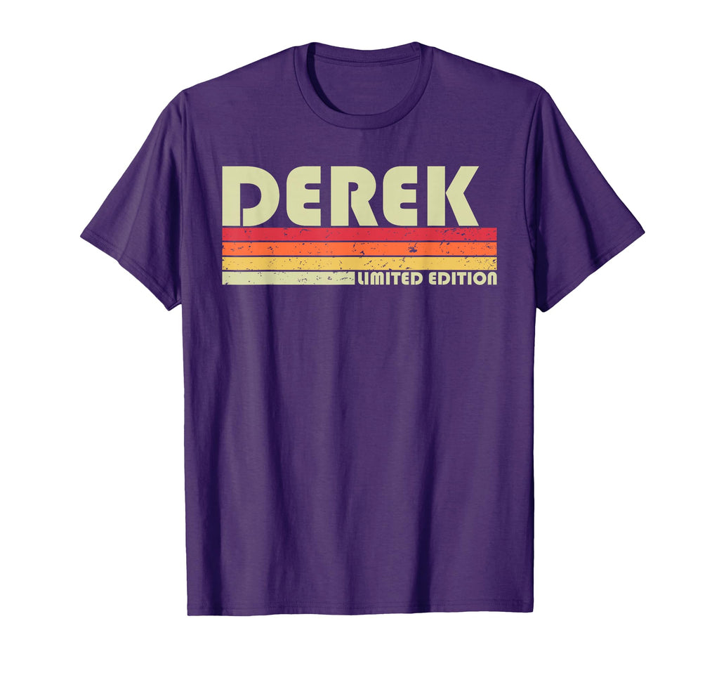 Derek Gift Name Personalized Funny T-Shirt - Fun Novelty Design Men Women - T-Shirt, Sweatshirt, Hoodie