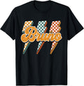 Bruno Checkered Bolt I Love Groovy 70's 80's Vintage - Adult & Kids T-Shirts, Sweatshirts & Hoodies apparel design preview 1