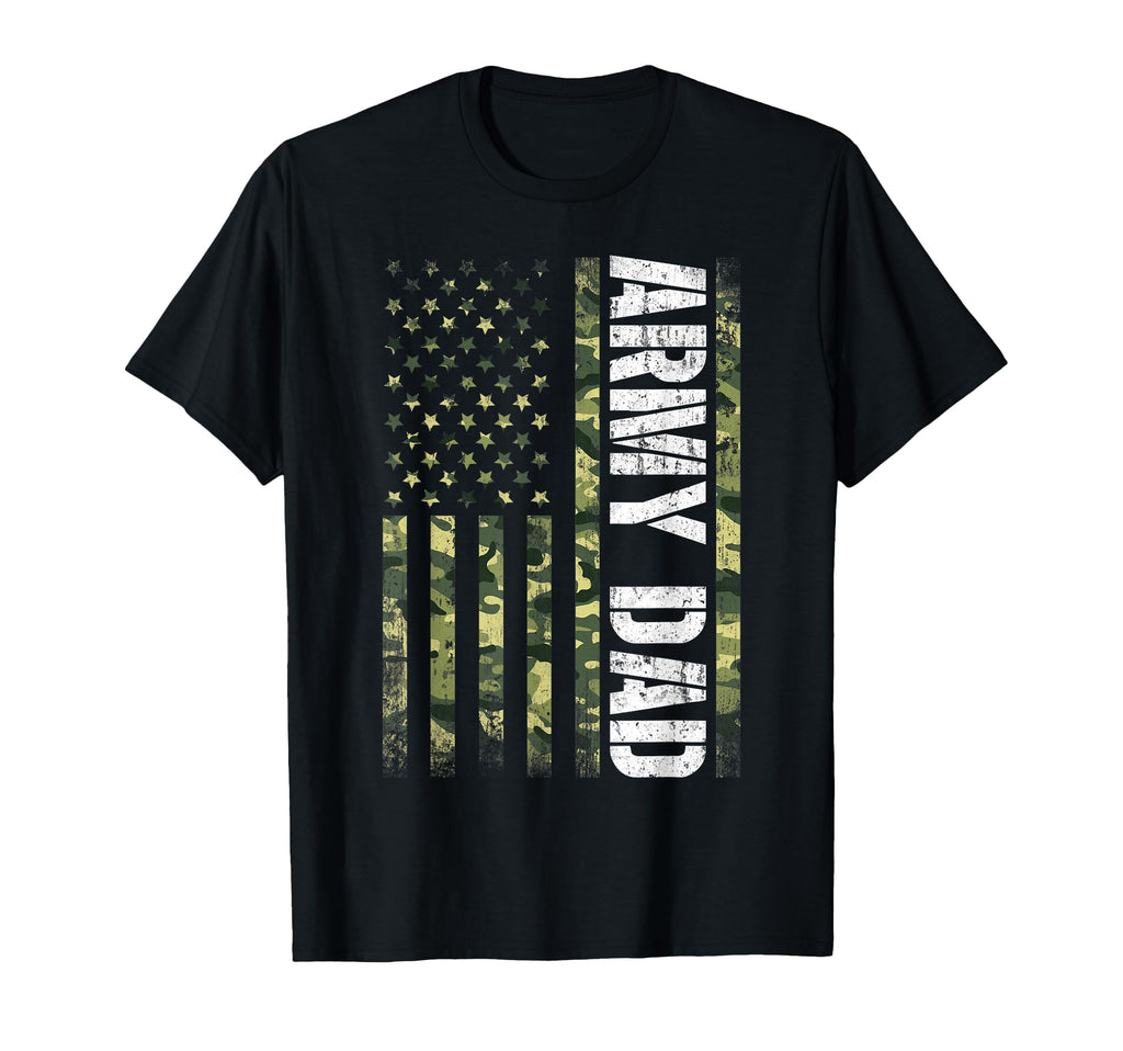 Proud Army Dad United States Usa T-Shirt - Casual Everyday Wear Men Women - T-Shirt, Sweatshirt, Hoodie