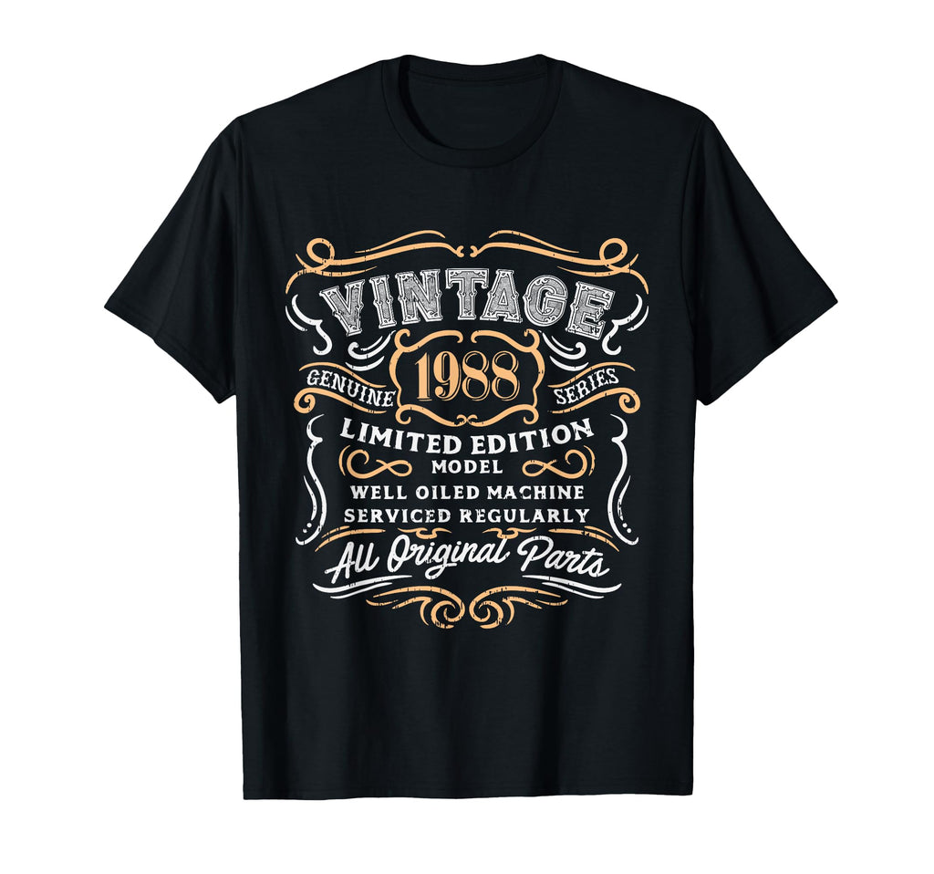 1988 Funny 31St Birthday Gift Dad T-Shirt - Trendy Graphic Unisex - T-Shirt, Sweatshirt, Hoodie