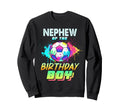 Nephew Birthday Soccer Ball Sweatshirt - Custom Art Print Men Women - T-Shirt, Sweatshirt, Hoodie