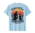Mens Father And Son Fishing Partner T-Shirt - Casual Everyday Wear Unisex - T-Shirt, Sweatshirt, Hoodie