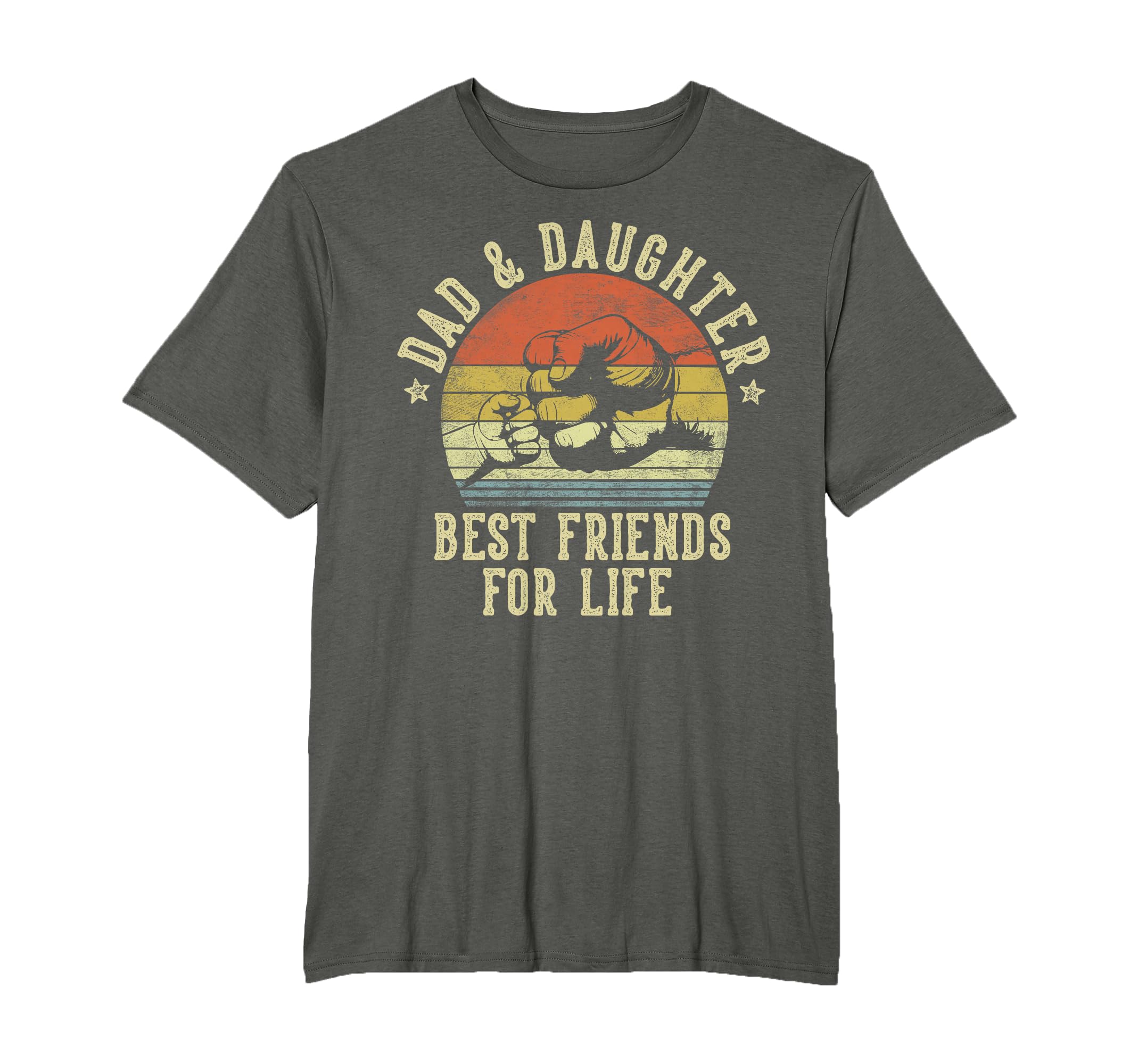 Dad And Daughter Best Friends Life T-Shirt - Minimalist Print for Adults - T-Shirt, Sweatshirt, Hoodie