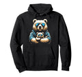Papa Bear Funny Bears Animal Lover Dad Hoodie - Custom Art Print Unisex - T-Shirt, Sweatshirt, Hoodie