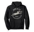 Funny Goalkeeper Soccer Goalie Born To Fly Hoodie - Unique Graphic Unisex - T-Shirt, Sweatshirt, Hoodie