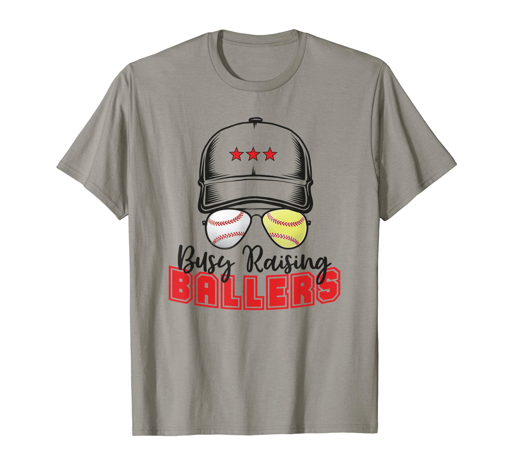Mens Baseball Dad Busy Raising T-Shirt - Custom Art Print for Adults - T-Shirt, Sweatshirt, Hoodie