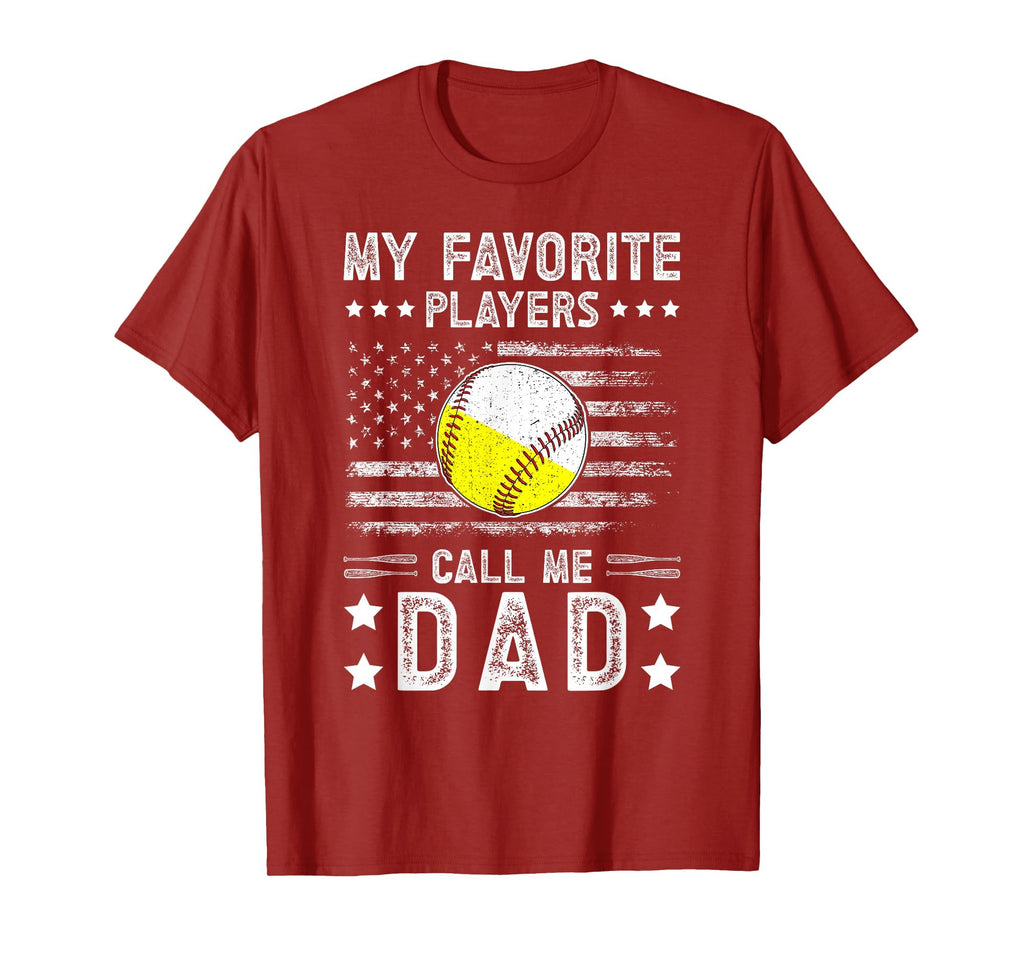 My Favorite Players Call Me Dad T-Shirt - Novelty Apparel Men Women - T-Shirt, Sweatshirt, Hoodie